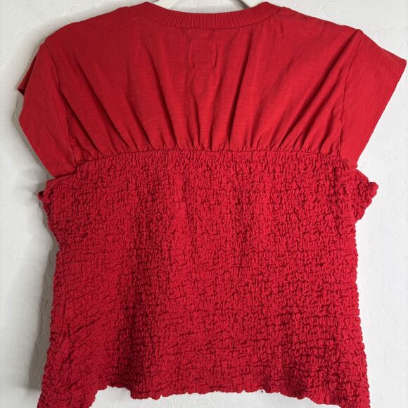 Anthropologie Maeve Smocked Muscle Top - Picture 6 of 6